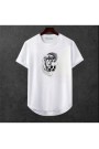 Erkek Ön Baskili T-shirt Plus Model